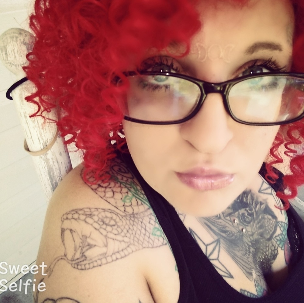 Red Handmade Wig - Picture 2 of 2